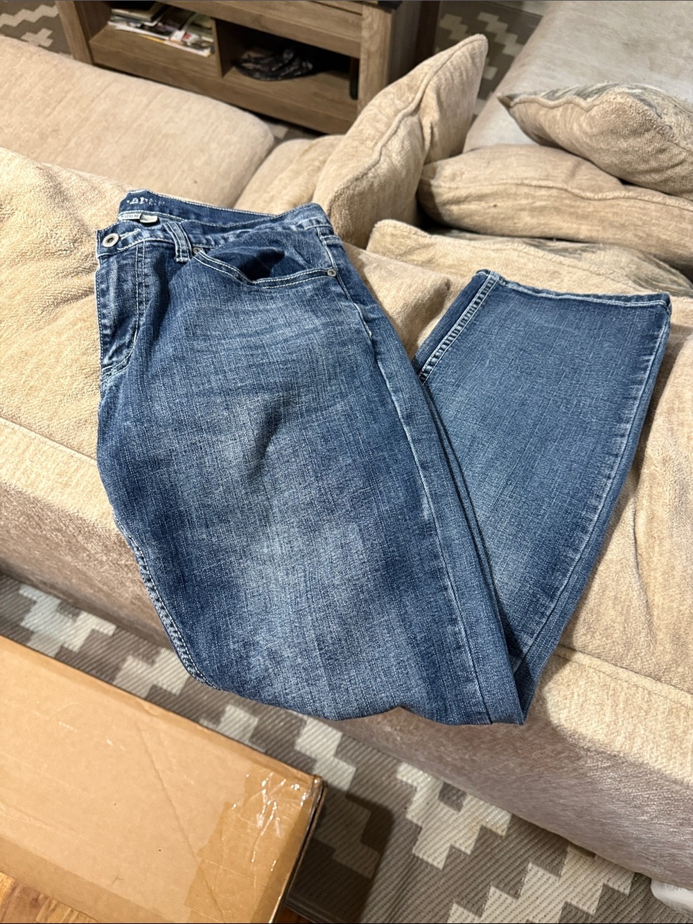 Flypaper Men Jeans Straight Blue Wash